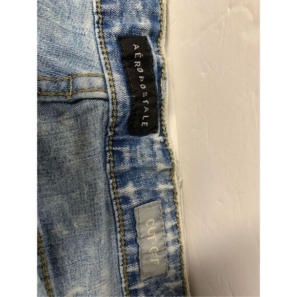 Aeropostale Distressed Acid wash men’s cut off shorts - Picture 2 of 5